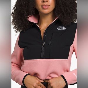 NWT The North Face Denali Half Zip Water Repellent Crop Pullover M $130